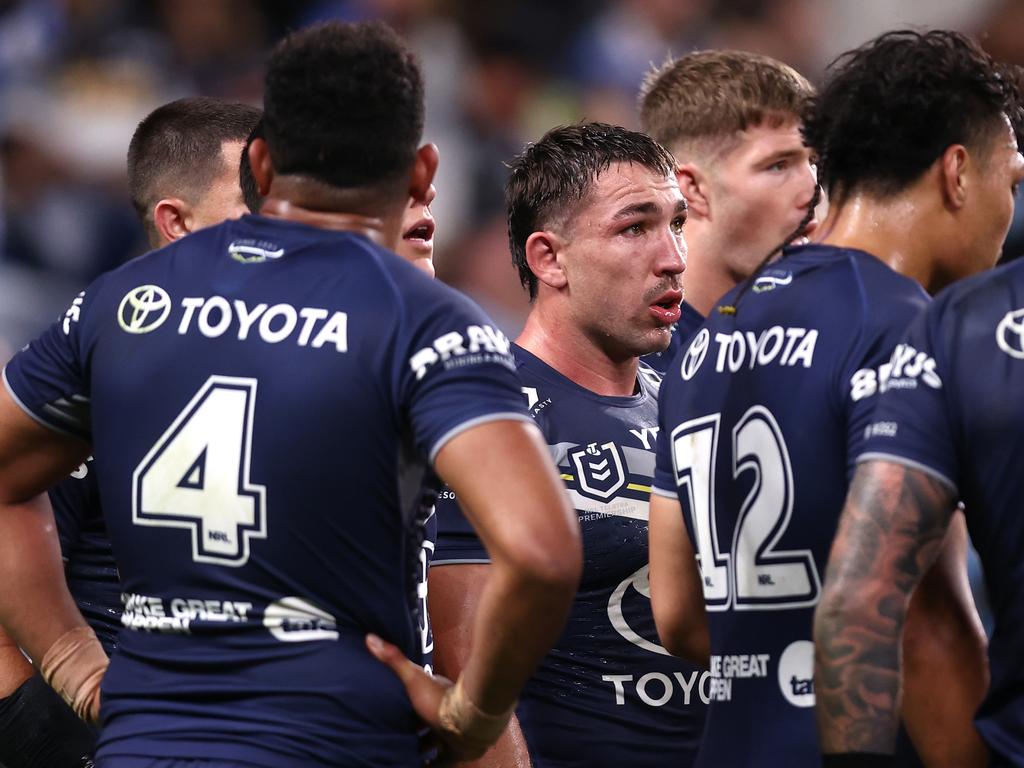 The Cowboys threatened a stunning second-half comeback, but in the end their poor defence cost them dearly. Picture: Getty Images