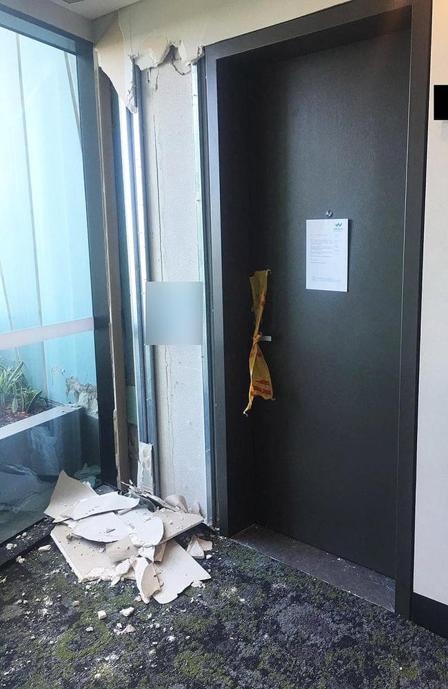 Opal Tower resident Dave’s apartment has been declared unsafe after cracking was found in an internal support wall on the 10th floor.