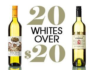 Twenty great whites over $20