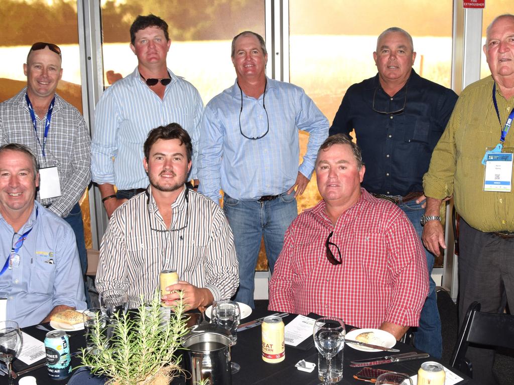 BEEF AUSTRALIA 21: Kevin Kenny, Damien Kenny, Dan Kenny, Tom Kenny, Neil Rogers, Matt Mollard and Mick Conaghan at the Main Event Lunch