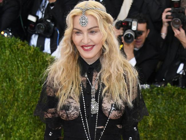 NEW YORK, NY - MAY 02: Madonna attends the "Manus x Machina: Fashion In An Age Of Technology" Costume Institute Gala at Metropolitan Museum of Art on May 2, 2016 in New York City. (Photo by Larry Busacca/Getty Images)