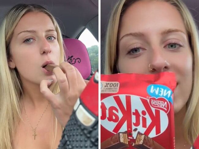 KitKat have released a Cookie Dough block. Picture: TikTok