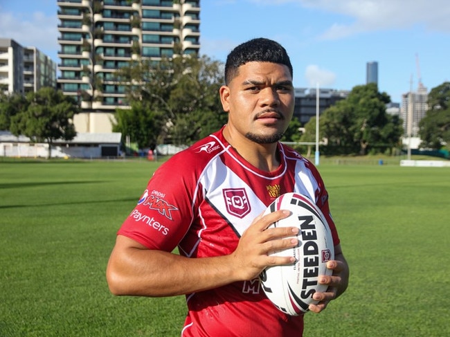 The face of a leader - Redcliffe Dolphins' Tauaalo Vaipulu. Image courtesy of the QRL.