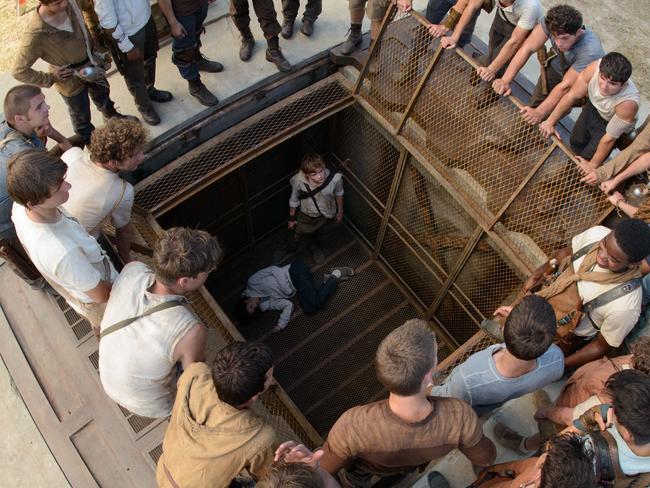 Dramatic scenes ... in The Maze Runner.