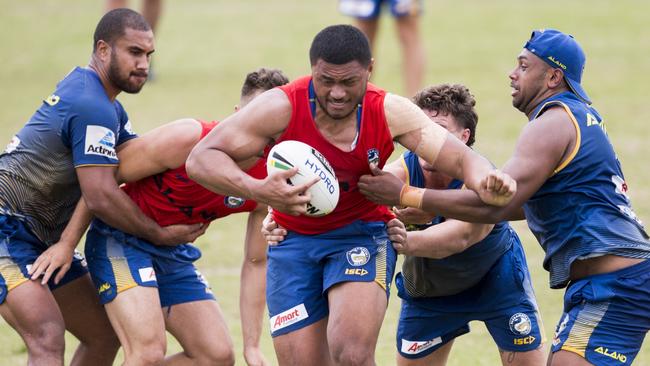 Stefano Utoikamanu has left the Eels for the Tigers.