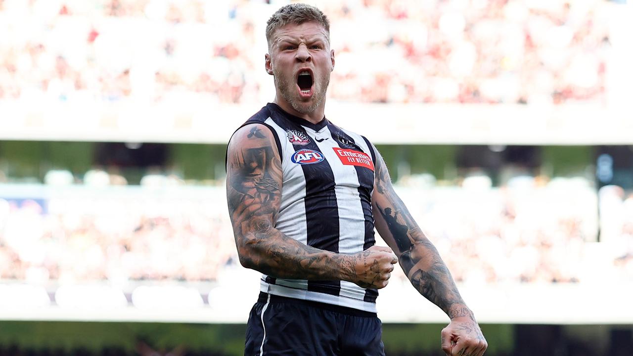 Jordan De Goey held out for the deal he wanted from Collingwood. Picture: Getty Images