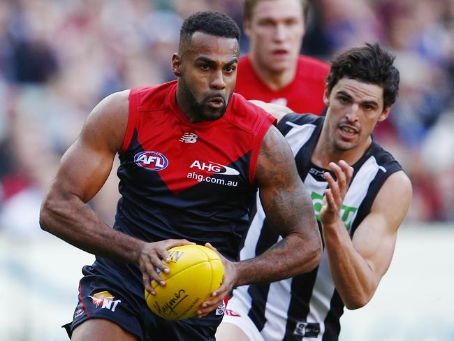 Heritier Lmumba looked shaky at times against his old side. Picture: Michael Klein