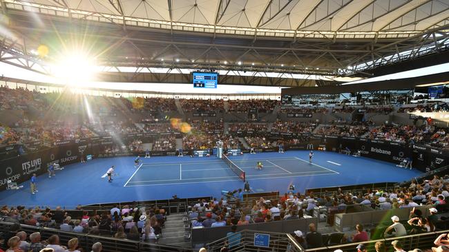 Council insists fines within the Queensland Tennis regulated parking area had halved over the past two years. Picture: AAP Image/Darren England