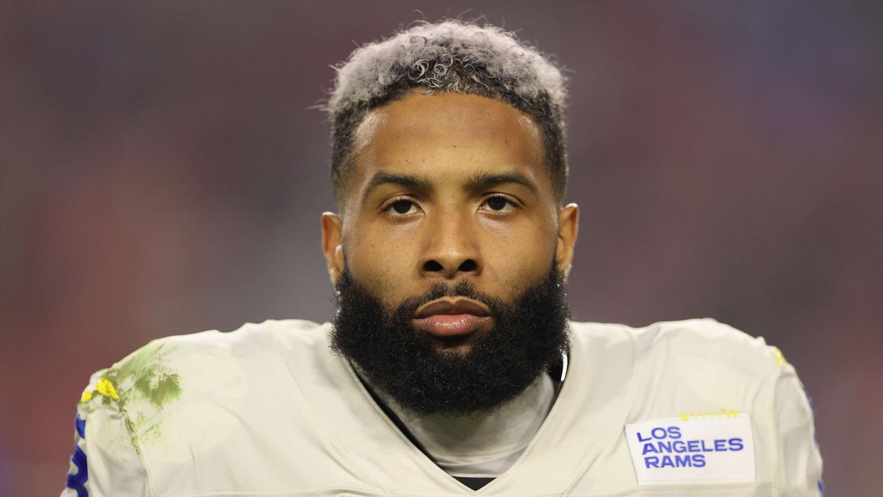 Wide receiver Odell Beckham Jr. of the Los Angeles Rams is on the Covid reserve list. Photo: Christian Petersen/Getty Images/AFP