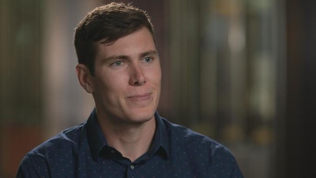 Mason Cox in his interview with Jon Wertheim for CBS' 60 Minutes.