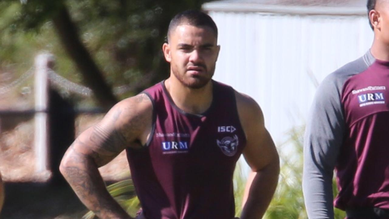 Manly player Dylan Walker has been cleared to play. Picture: John Grainger