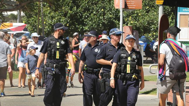 Gold Coast police officers need back-up on the ground as the service faces budget cuts. Picture Glenn Hampson