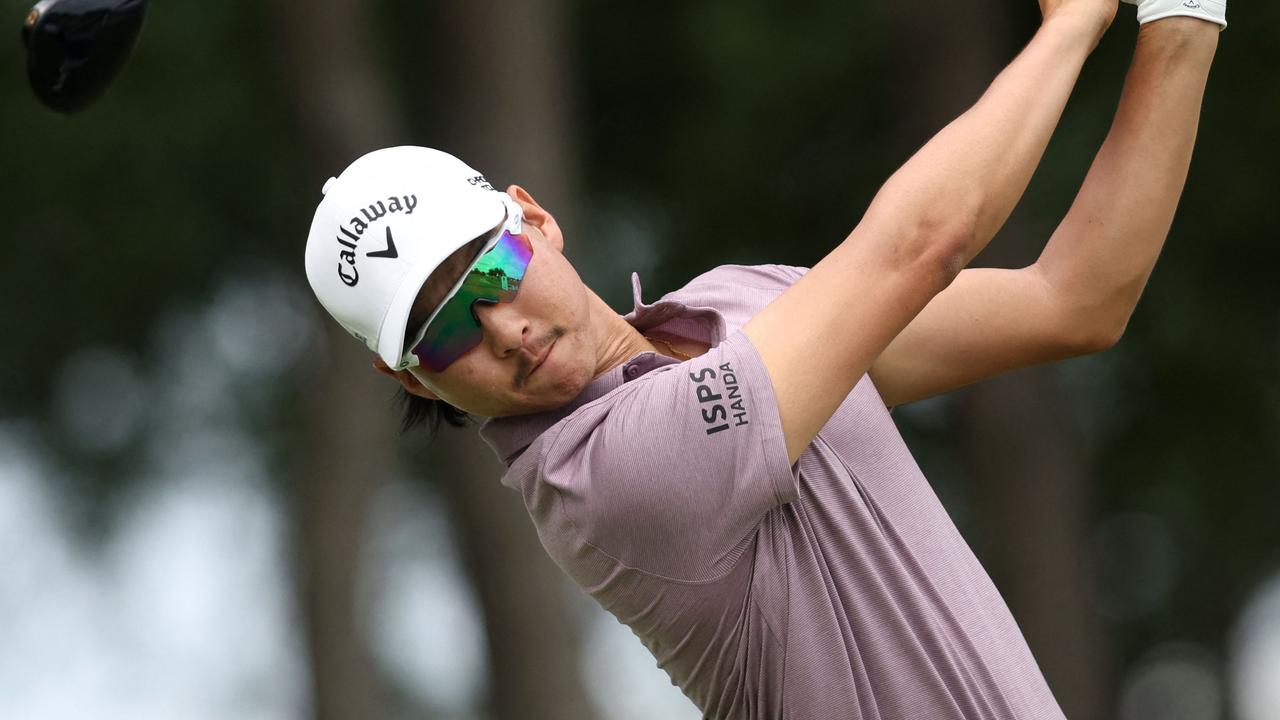 Min Woo Lee has joined the new indoor golf league. Picture: Tim Heitman / Getty Images North America / Getty Images via AFP