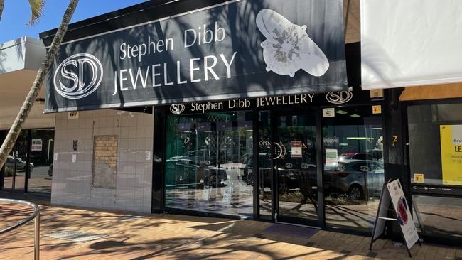 Stephen Dibb Jewellery in Cleveland was victim to a brazen attempted theft on September 2, 2020. Picture: Marcel Baum