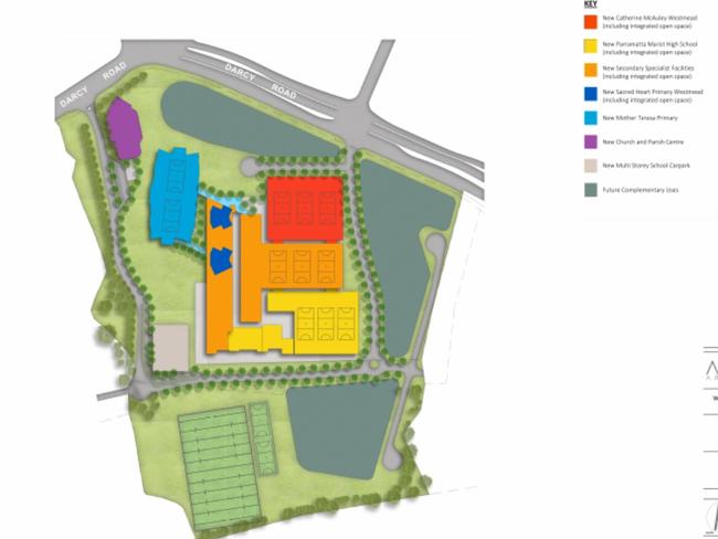 An overview of the redevelopment of Parramatta Marist into a four school community precinct. Stage two