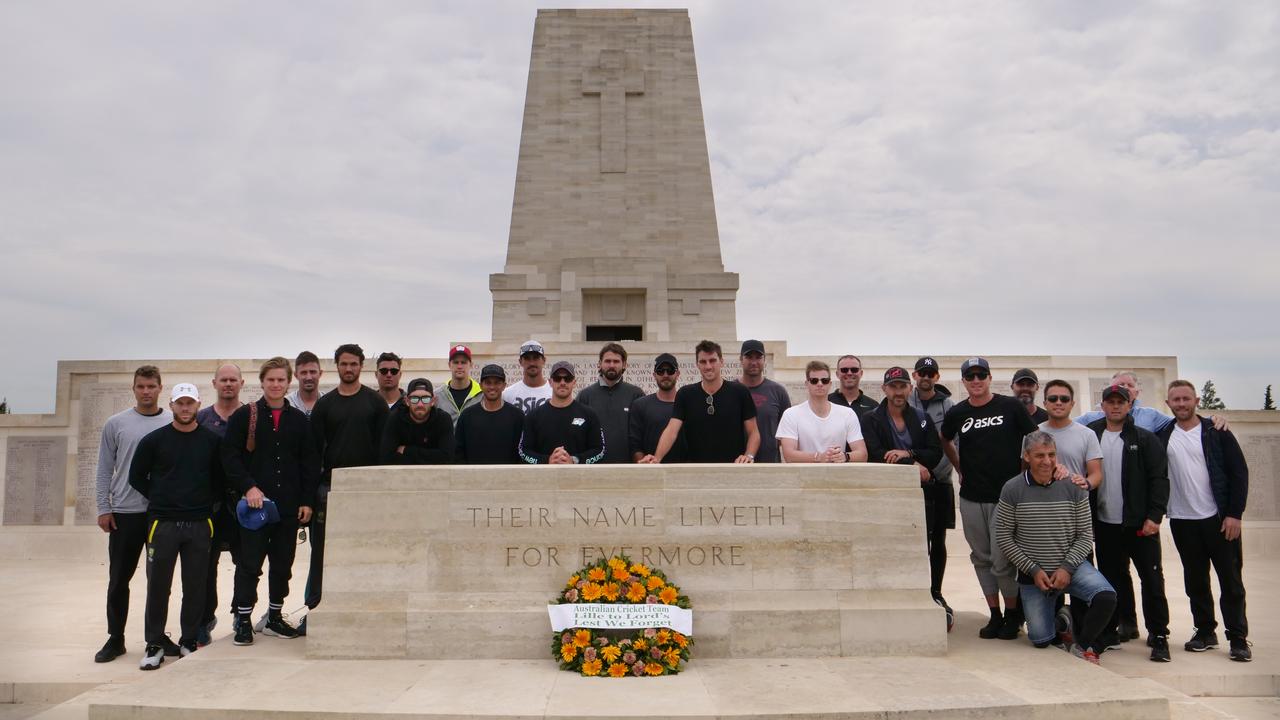 Pat Cummins says Australia will draw inspiration from its Anzac war heroes when it takes to the field at the Cricket World Cup next month.