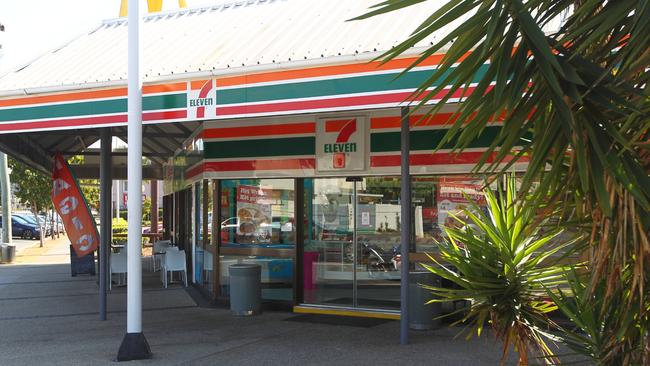 The 7 Eleven convenience store on the corner of the Gold Coast Highway and Fifth Avenue, Burleigh Heads.