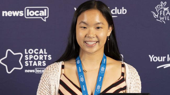 Felicity Chan was named the <i>Hills Shire Times</i> Junior Sports Star-Individual award winner at the 2018 Local Sports Star gala awards night. Picture: Matthew Vasilescu