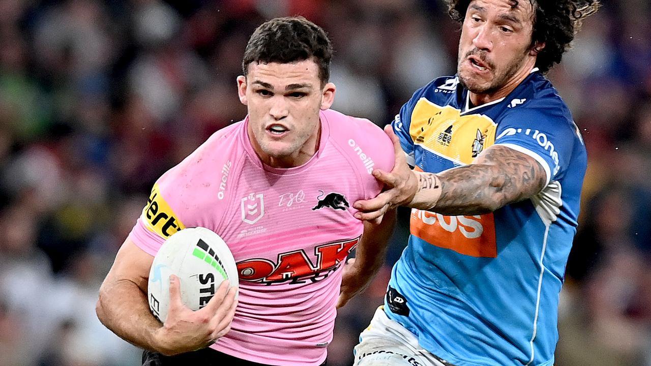 Nathan Cleary has been named on an extended bench for the Panthers. Picture: Bradley Kanaris/Getty Images