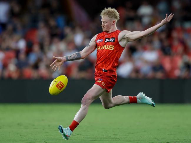 John Noble showed promising signs for the Suns. Picture: AFL Photos via Getty Images