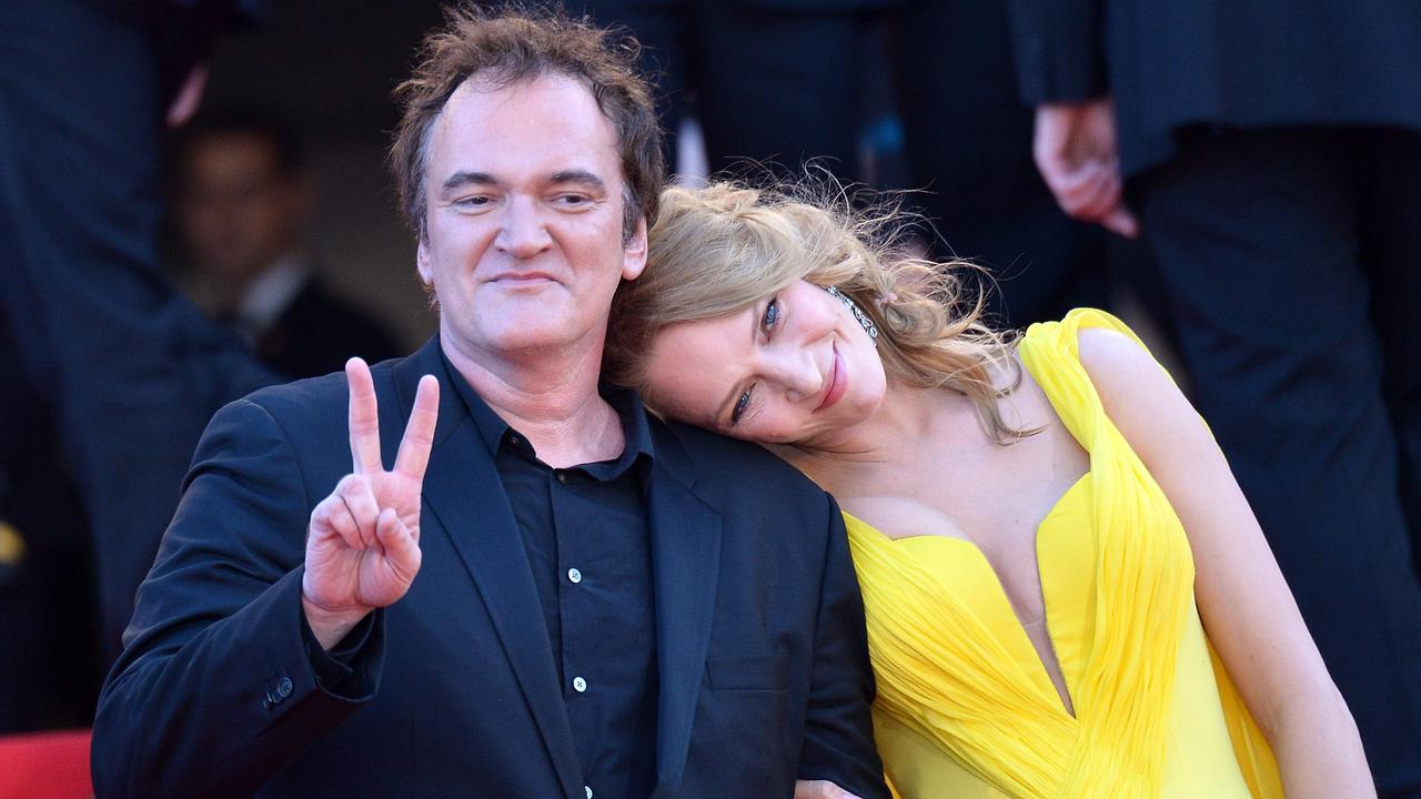 Tarantino and Thurman in 2014. Picture: AFP Photo/Alberto Pizzoli.