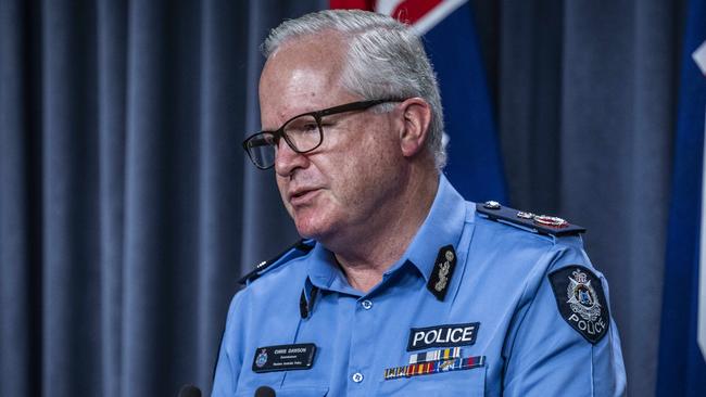 WA Police Commissioner, Chris Dawson. Picture: NCA NewsWire / Tony McDonough