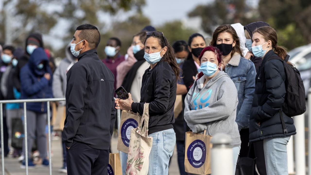 Mandatory masks were seen as a vital step against the virus. Picture: NCA NewsWire / David Geraghty