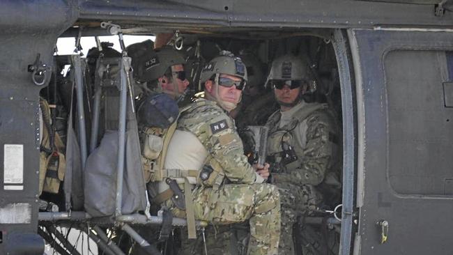 Peter Rudland in the same Black Hawk helicopter which crashed on June 21, 2010 in Afghanistan, leaving four dead.