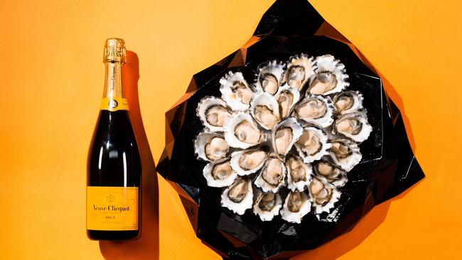 East 33’s oysters and champagne. Picture: Supplied