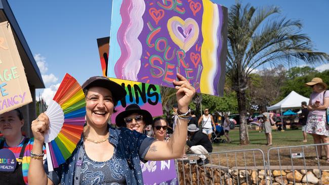 Thousands attended the 2023 Top End Pride March through Darwin City on Saturday, June 24. Picture: Pema Tamang Pakhrin