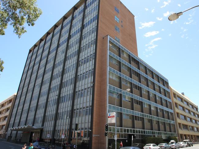 The exterior of the Women's and Children's Hospital in North Adelaide.