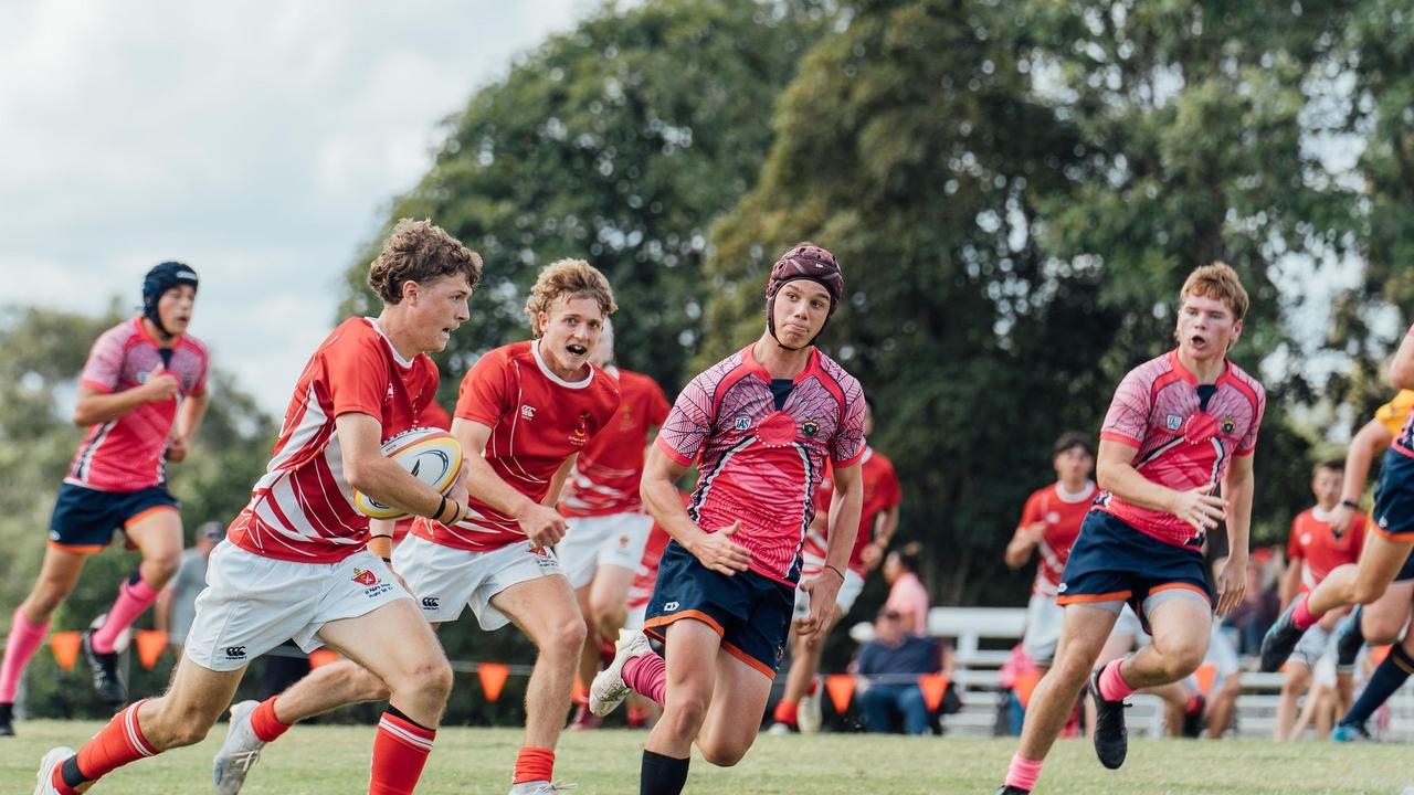 Action from round four's Pink Day fixture between St Paul's and WestMAC. Picture credit: Tempus Media.