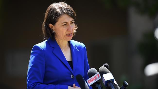 NSW Premier Gladys Berejiklian today. Picture: NCA NewsWire/Joel Carrett