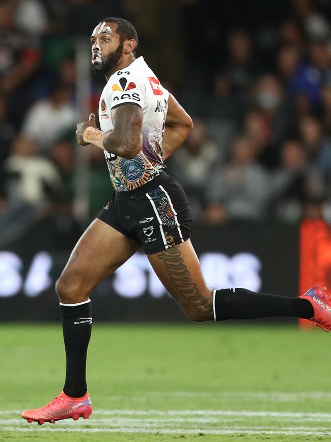 Josh Addo-Carr believes the exposure for young players coming through the grade has gone to the next level in 2022. (Photo by Mark Metcalfe/Getty Images)