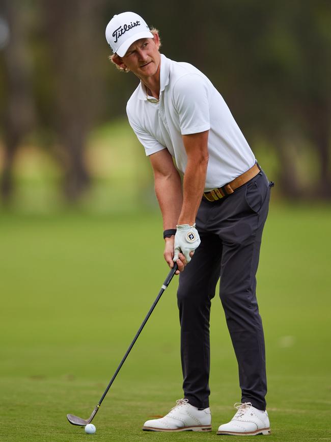 Jak Carter at the WA Open. Photo: Golf Australia