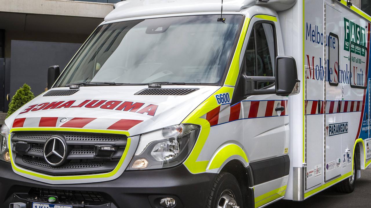 Victoria’s only Mobile Stroke Unit is a partnership between the Royal Melbourne Hospital and Ambulance Victoria. Picture: Sarah Matray