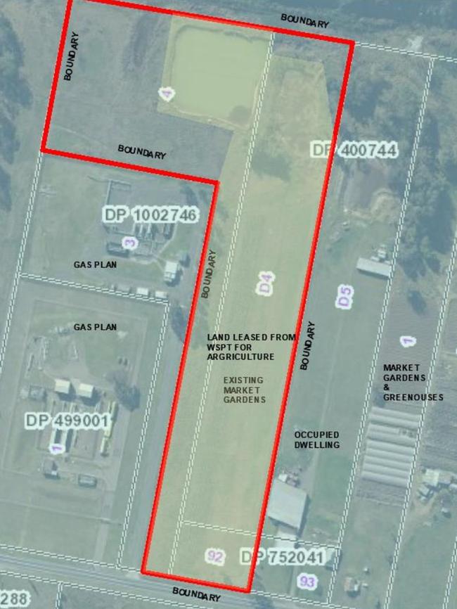 Proposed site for a new 'urban farm' located at 184 – 192 Chandos RD, Horsley Park.