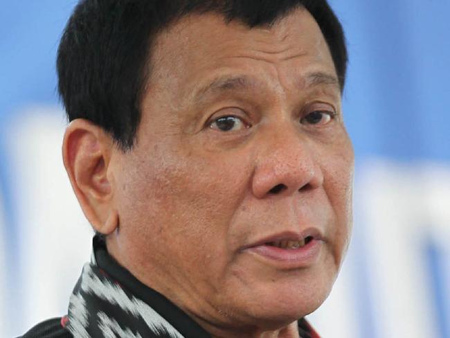 This handout picture taken and released by the Malacanang Photo Bureau on February 3, 2017, Philippine's President Rodrigo Duterte gesturing as he delivers a speech during inauguration the M’lang Solar Powered Irrigation System in Barangay Janiuay, M'lang, North Cotabato on the southern Philippine island of Mindanao. Philippine President Rodrigo Duterte on February 3 lifted a ceasefire with communist rebels, jeopardising a peace process he launched last year to end a decades-long insurgency. The move comes two days after the Communist Party of the Philippines announced the end of its own self-declared ceasefire and claims by the military that Maoist fighters had killed six soldiers this week. / AFP PHOTO / Malacanang Photo Bureau / SIMEON CELI / RESTRICTED TO EDITORIAL USE - MANDATORY CREDIT 