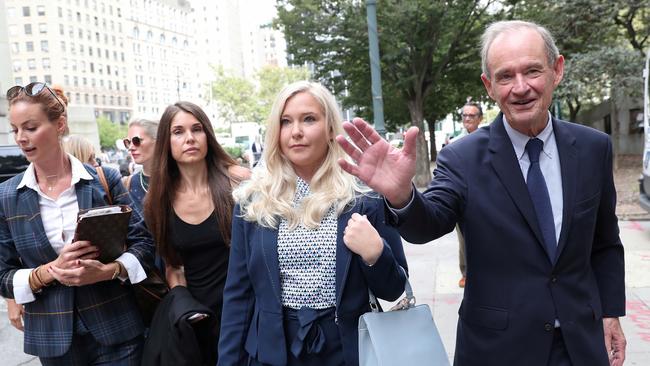 David Boies with his client Virginia Giuffre in 2019. Picture: Reuters/Shannon Stapleton