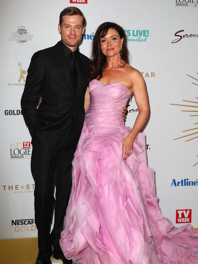 Sam Green and Essie Davis. Picture: Getty