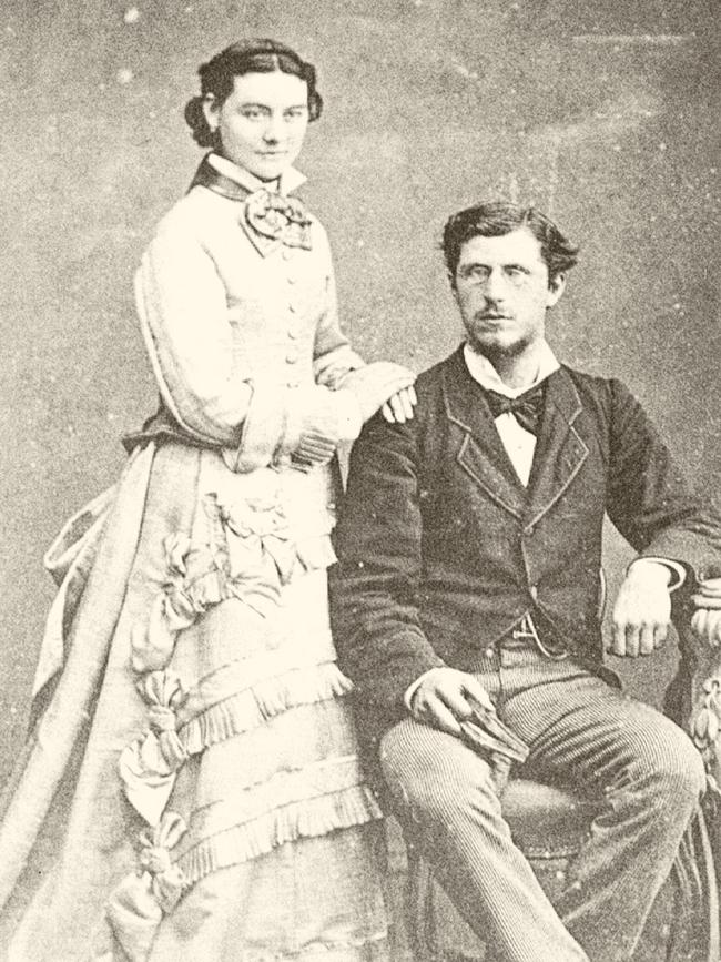 Thomas and Catherine Fiaschi circa 1880. Picture: Tizzana Vineyard Archive Collection