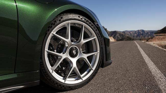 Optional magnesium wheels reduce weight. Picture: Supplied