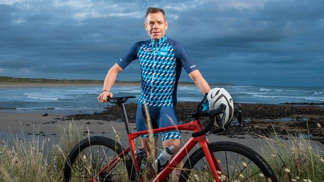 Evans, pictured on 13th Beach, Barwon Heads, said one of his biggest hopes was showcasing the region. Picture: Brad Fleet