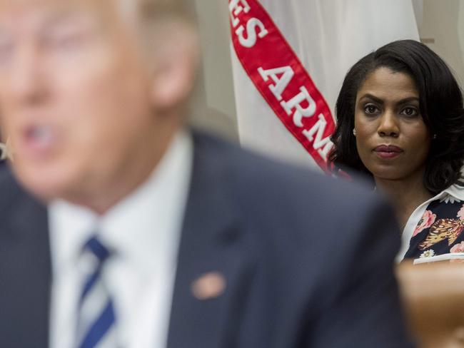 The former Apprentice contestant, who left the White House in December, says the President used the N-word and other racial slurs. Picture: AFP Photo/Saul Loeb