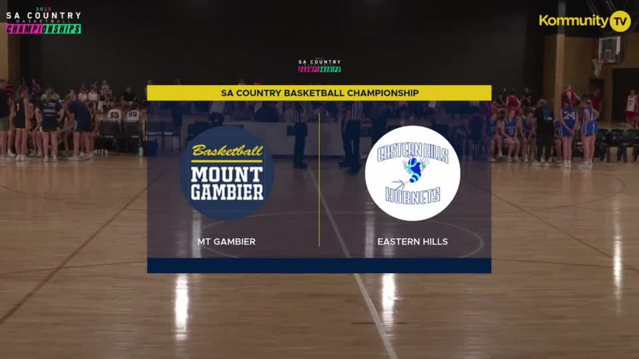 Replay: Mt Gambier v Eastern Hills (U18 Girls Div 1)—SA Junior Country Basketball Championships Day 1