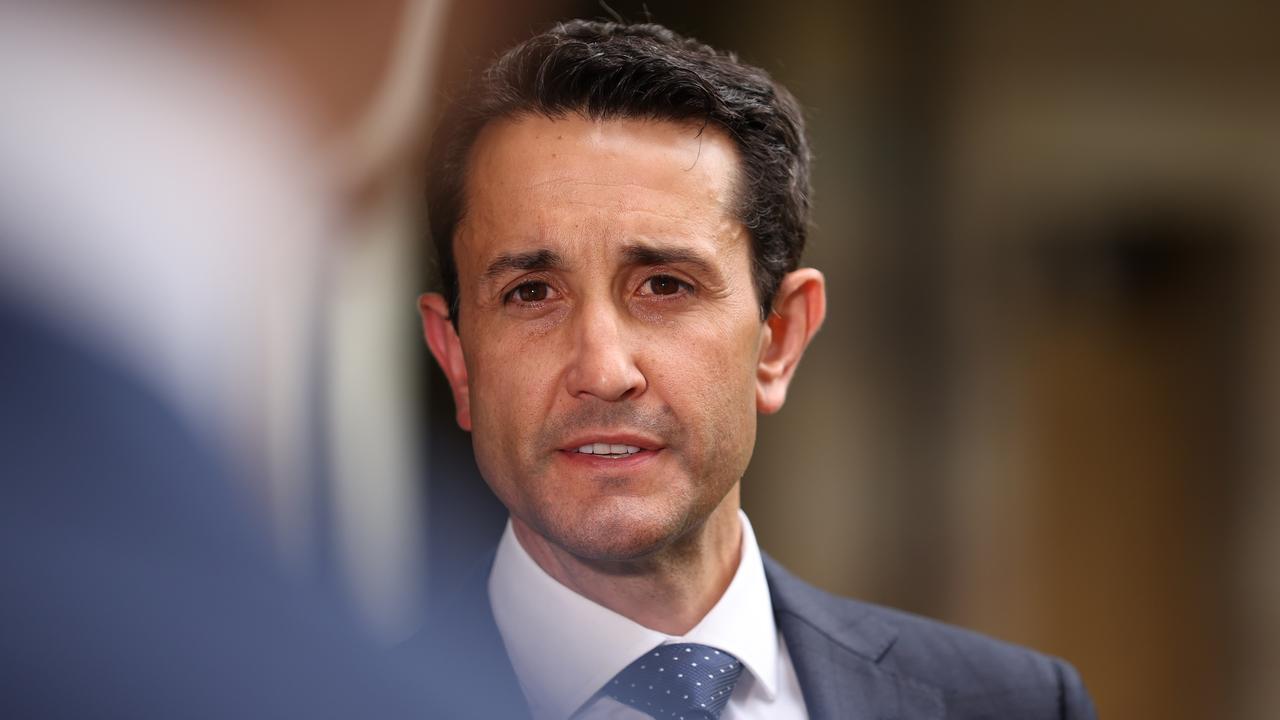 New Premier David Crisafulli will await a 100-day review of stadium options. Picture: Lachie Millard