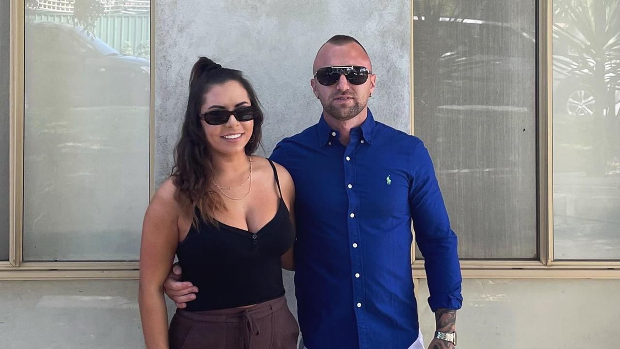 Adelaide couple Daniel Eelbeck (right) and Keisha-Skye Magua (left) are charged along with a third person with trafficking commercial cocaine. Picture: Facebook.