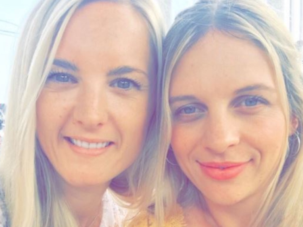 Expat Kristen Dineen (left) received a shock diagnosis in Bali. Picture: GoFundMe