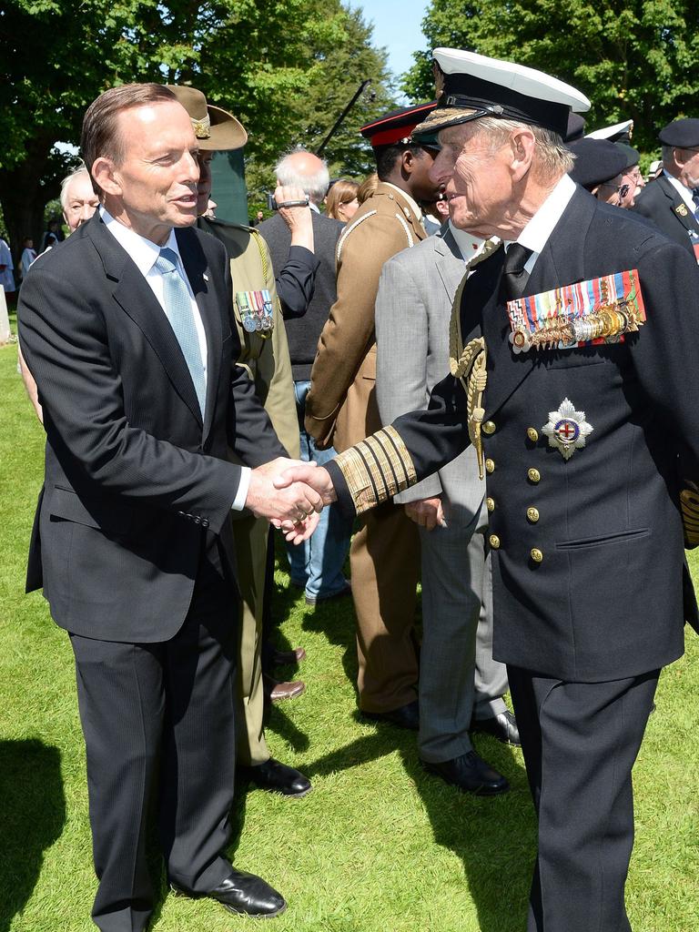 Then-Prime Minister Tony Abbott awarded Prince Philip a knighthood,