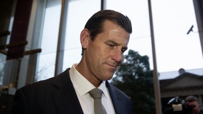 Mr Roberts-Smith leaves Federal court on Thursday. Picture: NCA NewsWire / Nikki Short